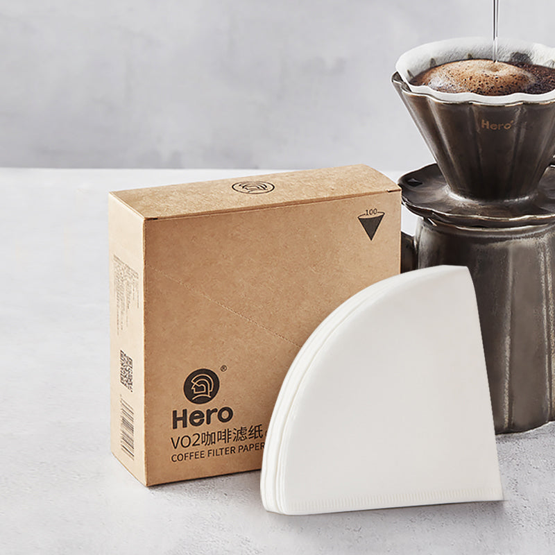Coffee Filter, Hand-pushed Ears, Coffee Powder Filter Paper And V60 Filter Cup
