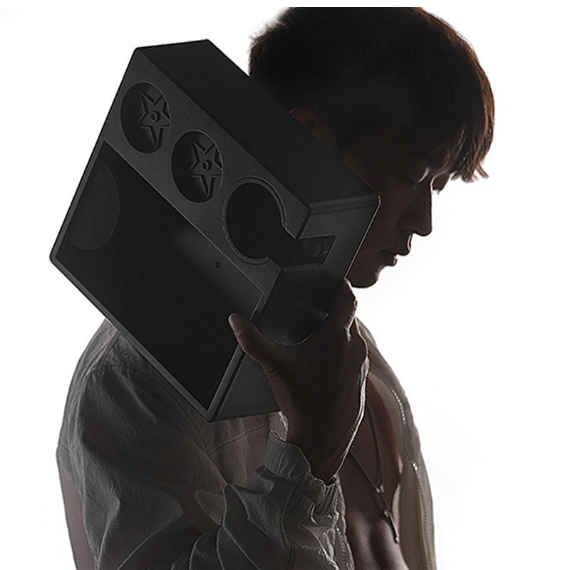 Multifunctional Grounds Box Italian Coffee Handle Bracket Powder Tamper Pressure Filling Storage Seat