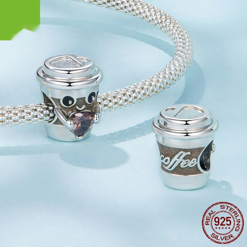 Design Love Coffee Cup Bead Accessories