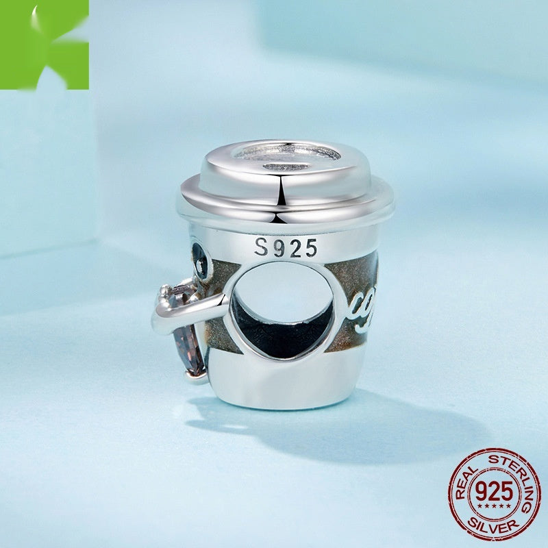 Design Love Coffee Cup Bead Accessories