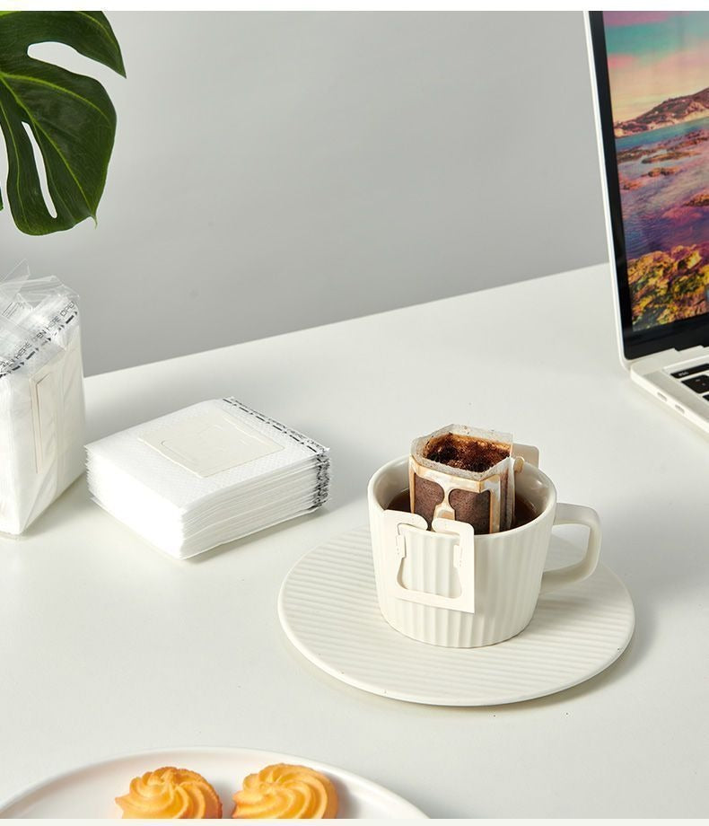Disposable Coffee Filter Bags Pour-Over Coffee Grounds Filter Paper Imported Drip Coffee Filter Bags Coffee Filter Paper Drip Filter Paper