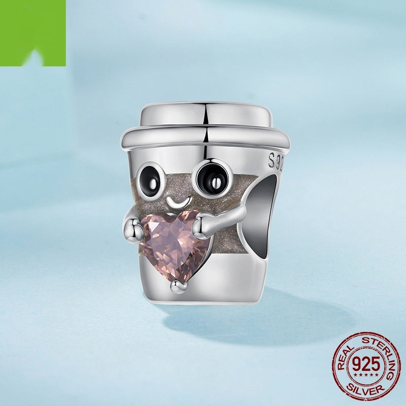 Design Love Coffee Cup Bead Accessories